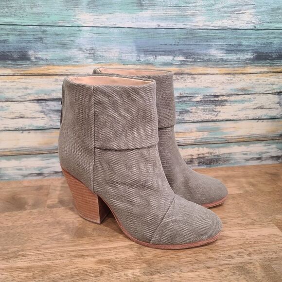 Rag & Bone Newbury Classic Canvas Ankle Boot, Stonewall (Green) - Picture 2 of 7